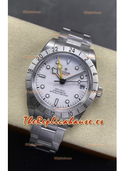 Reloj Tudor Black Bay PRO 79470-0004 GMT con esfera blanca, superclon