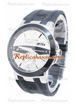 Ulysse Nardin Executive Dual Time Steel Black Reloj