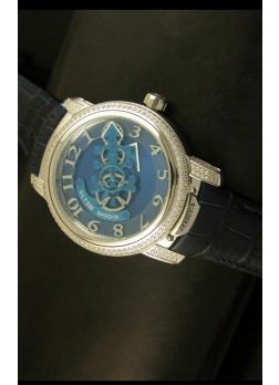 Ulysse Nardin Dual Escapement Reloj Japonés Dial Azul y Negro