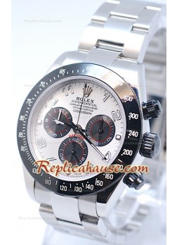 Reloj Suizo Rolex Project X Daytona Edición Limitada Series II Cosmógrafo MonoBloc Cerachrom con Esfera Blanca