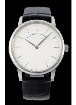 A.Lange & Sohne Saxonia Thin Reloj Réplica Suizo Caja De Acero Dial Blanco