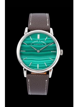 A.Lange & Sohne Saxonia Thin Reloj Réplica Suizo Caja de acero Dial verde