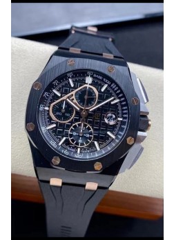 Audemars Piguet Royal Oak Offshore  44MM Cronógrafo Reloj Réplica 1:1 - Revestimiento DLC