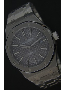 Audemars Piguet Royal Oak 41MM Dial Gris Correa de Acero - Reloj Réplica a Espejo 1:1 Última Edición