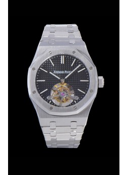 Audemars Piguet Royal Oak Tourbillon Dial Negro 41mm en Caja de Acero 904L