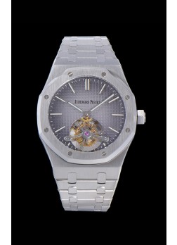 Audemars Piguet Royal Oak Tourbillon Dial Gris 41mm en Caja de Acero 904L