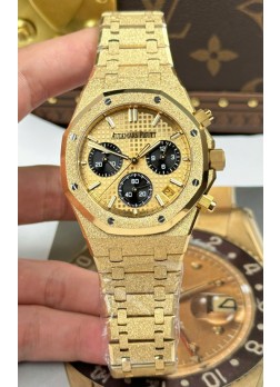 Reloj Audemars Piguet Royal Oak Cronógrafo 26240BA Oro Amarillo Esmerilado, Super Clon