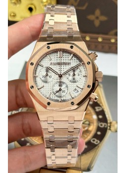 Reloj Audemars Piguer Royal Oak Cronógrafo 26240 en Oro Rosado, Cronógrafo Super Clon