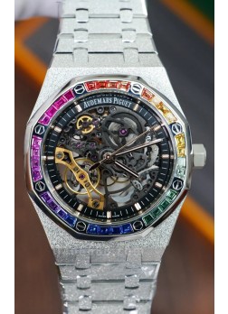 Réplica del Reloj 1:1 Audemars Piguet Royal Oak con Doble Volante, Edición Esmerilada y Esmaltada