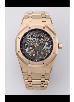 Reloj Audemars Piguet Super Clone Royal Oak Jumbo Extrafino Caja Oro Rosado