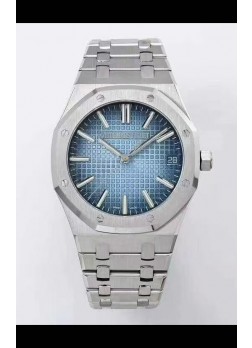 Reloj Audemars Piguet Royal Oak Super Clone 15510BC con Dial Azul ICE