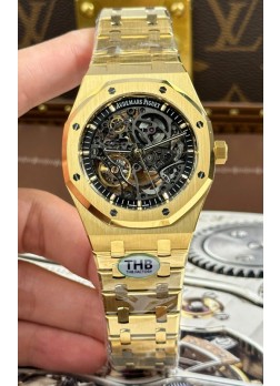 Reloj Audemars Piguet Royal Oak Super Clone Edición Oro Amarillo Esqueletizado