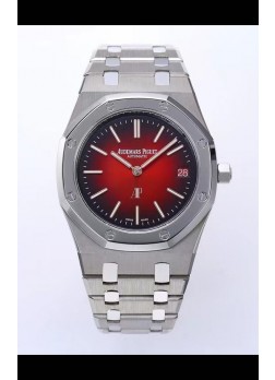 Reloj Audemars Piguet Super Clone Royal Oak extrafino con Dial Rojo