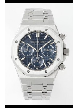 Audemars Piguet Super Clone Royal Oak Cronógrafo 26240 - Acero 904L en Dial  Azul 41MM
