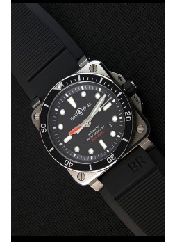 Bell & Ross BR03-92 Reloj Réplica Suizo de Acero versión Buzo a espejo 1:1