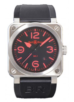 Bell and Ross BR03-92 MA-01 Edición Indicadores Rojos Reloj Réplica Suiza