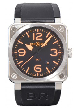 Bell and Ross BR03-92 MA-01 Edición Indicadores Naranjas Reloj Réplica Suiza