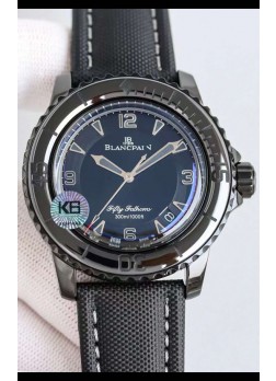 Blancpain Fifty Fathoms Automatique Revestimiento PVD Reloj Réplica Espejo 1:1 