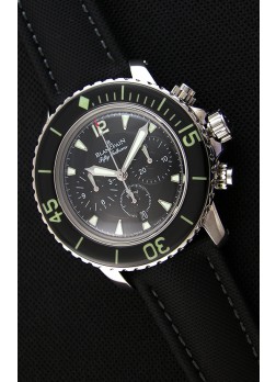 Blancpain Blancpain Fifty Fathoms Chronograph Flyback Negro Reloj Réplica a Espejo 1:1