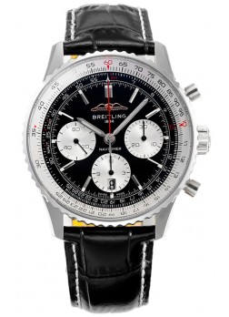 Breitling Navitimer B01 Chronograph 43 Dial Negro - Caja Acero 904L Réplica Suiza Espejo 1:1