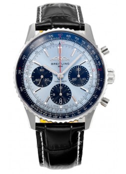 Breitling Navitimer B01 Chronograph 43 Dial Azul - Caja Acero 904L Réplica Suiza Espejo 1:1