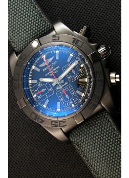 Breitling Chronomat 44 Blacksteel Reloj Suizo Réplica a Espejo 1:1 Revestimiento DLC