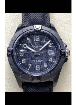 Breitling Avenger Automatic 44 Reloj Réplica Suizo Super Clone 1:1  - Dial Carbono