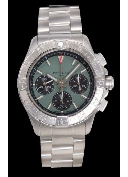 Reloj Breitling Super Clone Avenger B01 Cronógrafo Dial Verde 