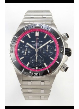 Breitling Chronomat Super Clone B01 42 Reloj Edición Suiza Acero 904L Dial Negro/Rojo