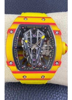 Richard Mille RM27-03 Rafael Nadal Genuine Tourbillon Movement Reloj Réplica a Espejo 1:1