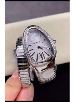 Bvlgari Edición Serpenti Reloj Caja Acero Inoxidable en Calidad Espejo 1:1