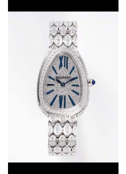 Bvlgari Edición Serpenti Seduttori Relon Caja Acero Diamantes - Réplica Espejo 1:1