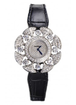 Bvlgari Divas's Edición Dream Reloj Caja en Acero - Bisel pavimentado Diamantes Réplica Suiza