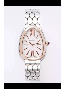 Bvlgari Serpenti Seduttori Edition Caja en Oro Rosado Dos Tonos Reloj Super Clone