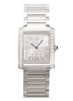 Cartier Tank Francaise Acero Inoxidable Reloj Réplica de Cuarzo Suizo 25.70MM 