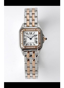 PANTHERE de Cartier Edition 22mm Reloj Suizo Espejo 1:1 Caja Oro Rosado en dos Tonos