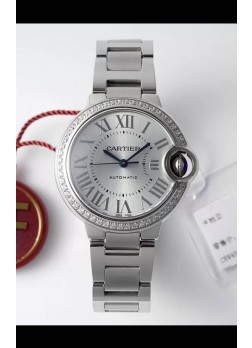 Ballon De Cartier Reloj Suizo Automático Calidad Espejo 1:1 33MM en Caja Acero
