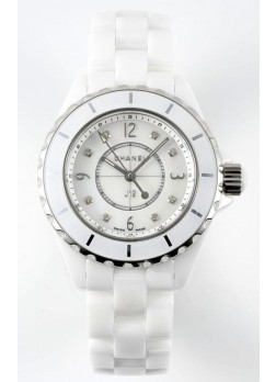 Chanel J12 Ladies Reloj Caja Cerámica Blanca Reloj Réplica Espejo 1:1