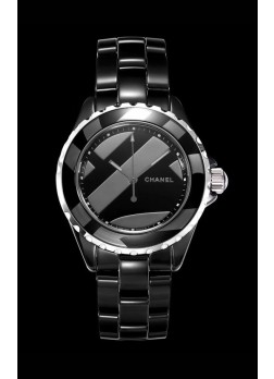 Chanel J12 Untitled Reloj Caja Cerámica Negra Reloj a Espejo 1:1 - 38MM Movimiento Automático
