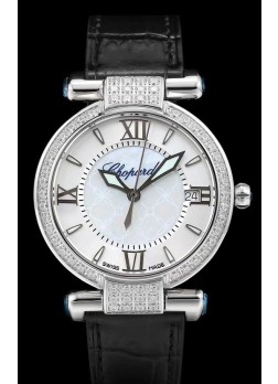 Chopard Imperiale White Dial Swiss Automatic Replica Watch in 904L Steel 