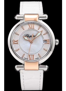 Chopard Imperiale White Dial Swiss Automatic Replica Watch in 904L Steel 