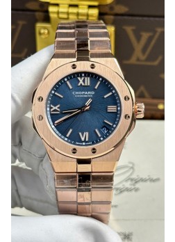 Chopard Alpine Eagle Dial Oro Rosado  Azul Super Clone Reloj Réplica 