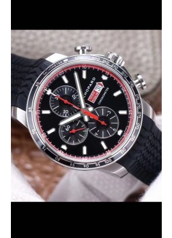 Chopard Classic Racing Cronógrafo Reloj Réplica Espejo 1:1 en Caja de Acero - Dial Negro