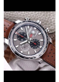 Chopard Classic Racing Cronógrafo Reloj Réplica Espejo 1:1 en Caja de Acero - Dial Gris