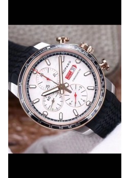 Chopard Classic Racing Cronógrafo Reloj Réplica Espejo 1:1 en Caja de Acero - Dial Blanco