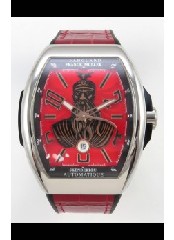 Franck Muller Vanguard Skenderbeu Reloj Réplica Suizo Acero Inoxidable