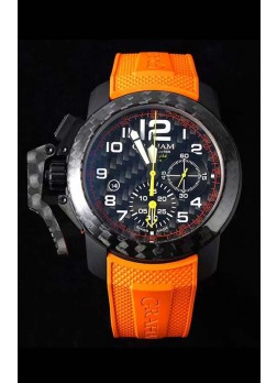 Graham Chronofighter Superlight Reloj Réplica Suizo a espejo 1:1 Carbon Naranja 