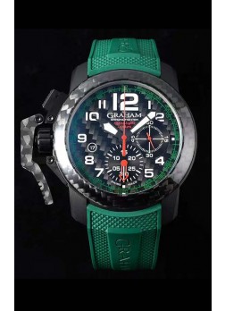 Graham Chronofighter Superlight Reloj Réplica Suizo a espejo 1:1 Carbon Verde 