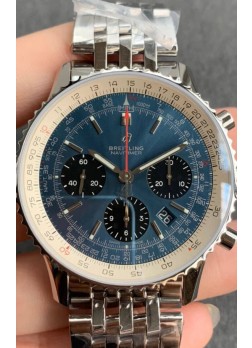 Breitling Navitimer 1 B01 Edición Cronógrafo 43MM - Dial Azul Reloj Réplica a Espejo 1:1 904L