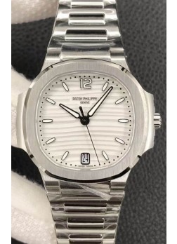 Patek Philippe Nautilus 7118/1A-010 35MM Reloj Réplica Suizo a espejo 1:1 Dial en Acero